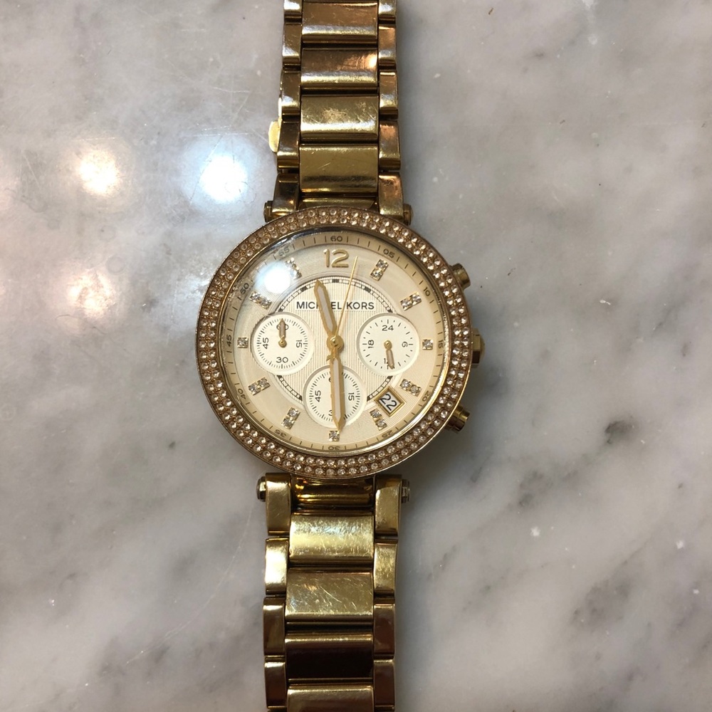 Michael Kors Gold Oversized Watch